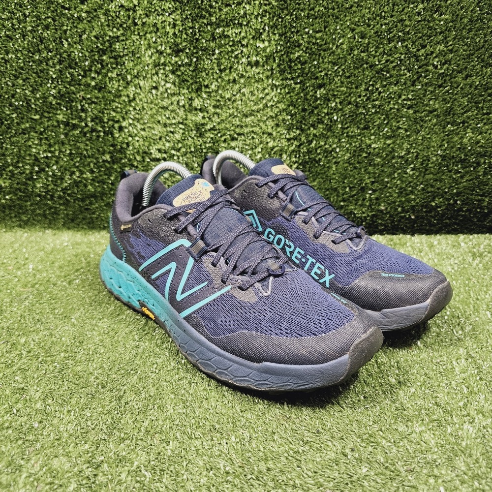 New Balance Fresh Foam‎ X Hierro v7 GTX Navy Athletic Trail Shoes Mens Size 8.5